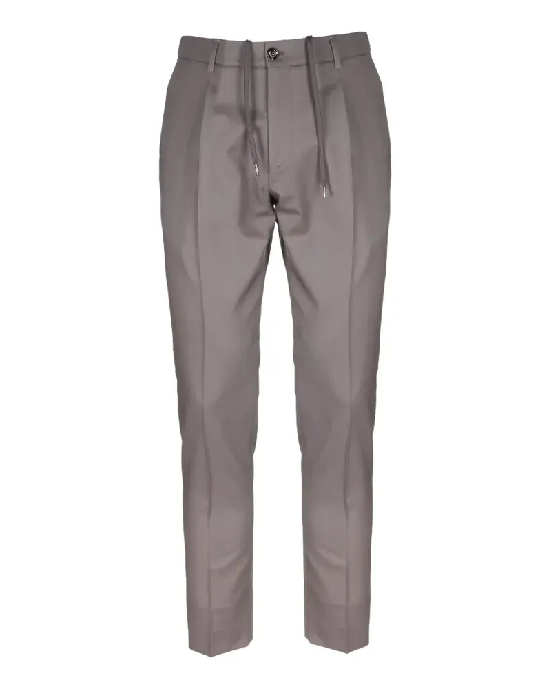 Be Able pleated drawstring-waist trousers - Grau Grau