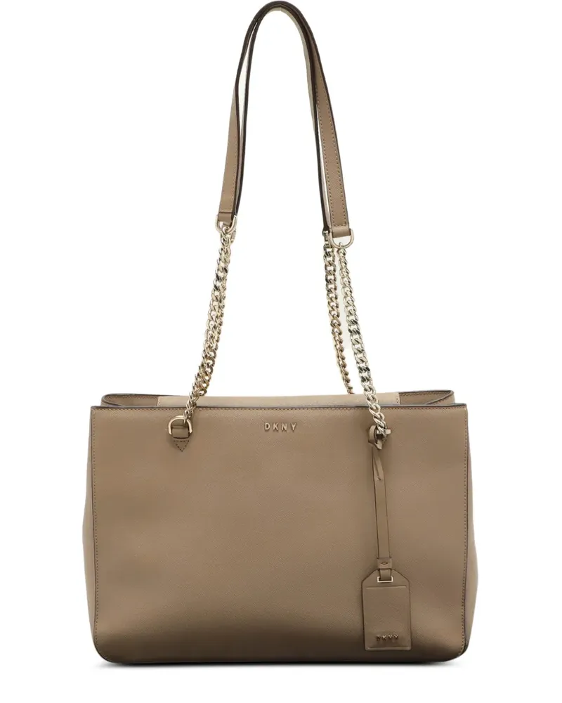 DKNY Mittelgroße Bryant Park Schultertasche - Nude Nude