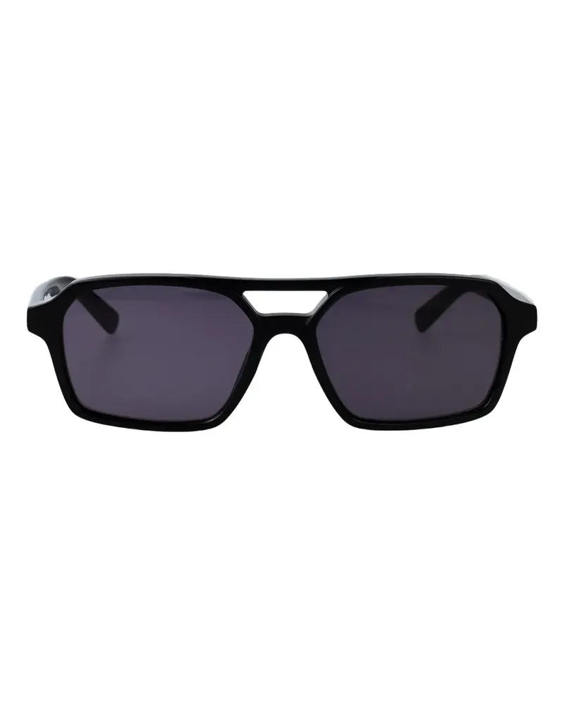 Maison Margiela Lunettes 7 geometric-frame sunglasses - Schwarz Schwarz