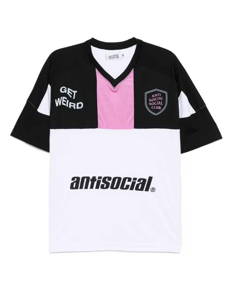 Anti Social Social Club Get Weird Soccer T-Shirt - Weiß Weiß