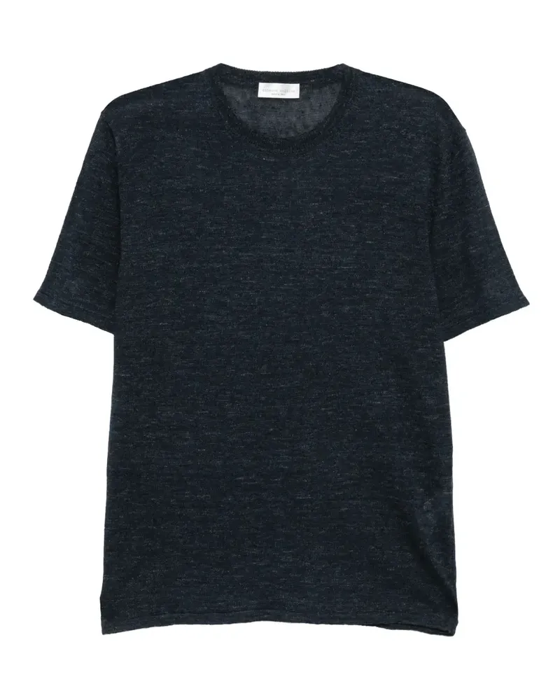 Roberto Collina T-Shirt mit Rundhalsausschnitt - Blau Blau