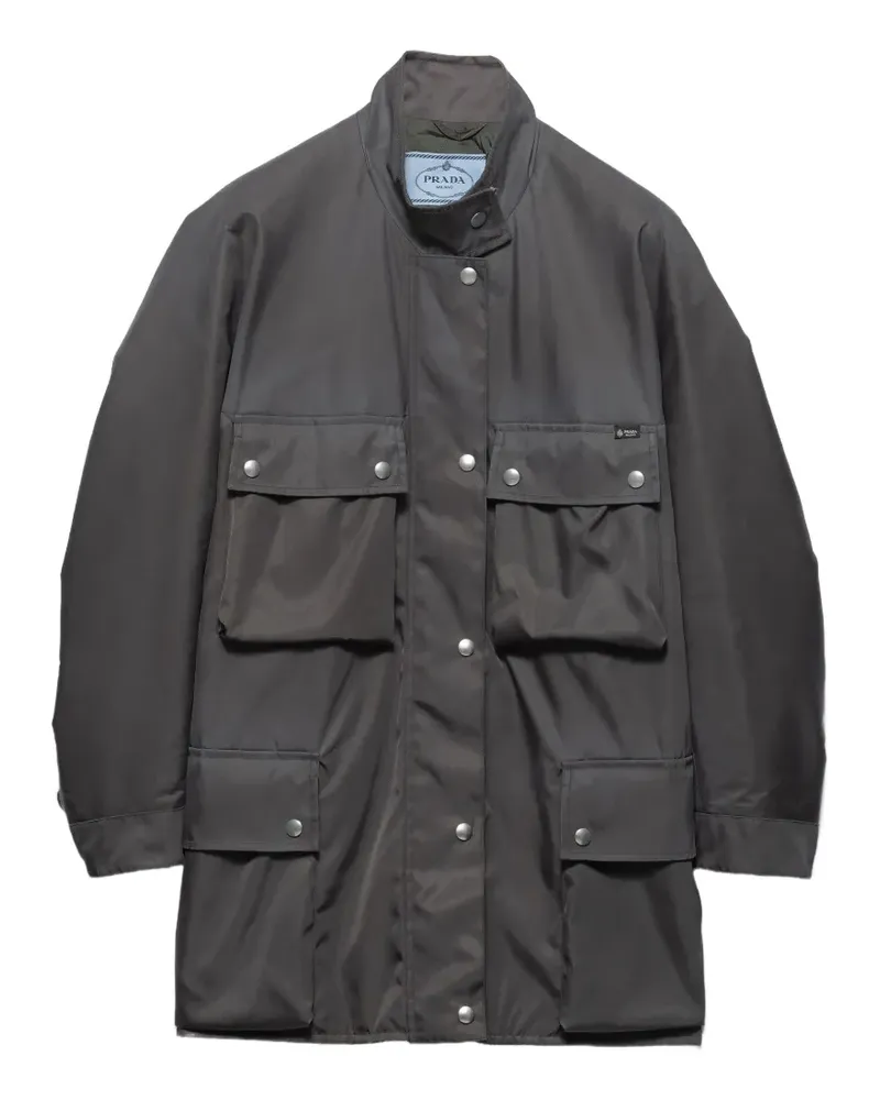 Prada Re-Nylon washed jacket - Grau Grau