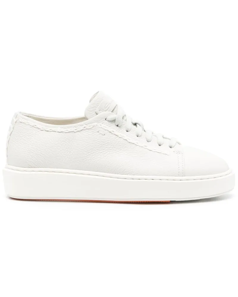 Santoni Sneakers aus Leder - Grau Grau