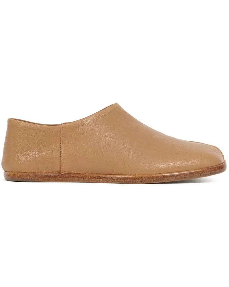 Maison Margiela Tabi Babouche-Schuhe aus Leder - Braun Braun