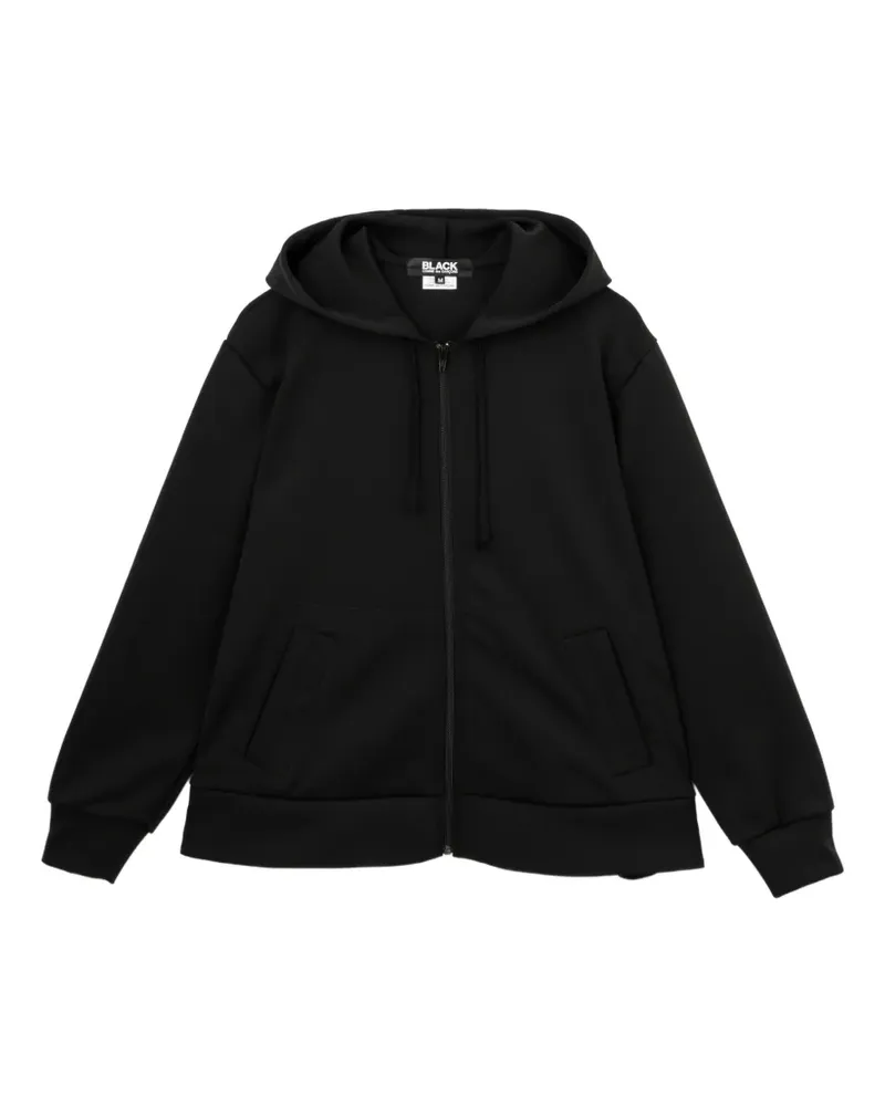 Comme des Garçons Kapuzenjacke mit Reißverschluss - Schwarz Schwarz