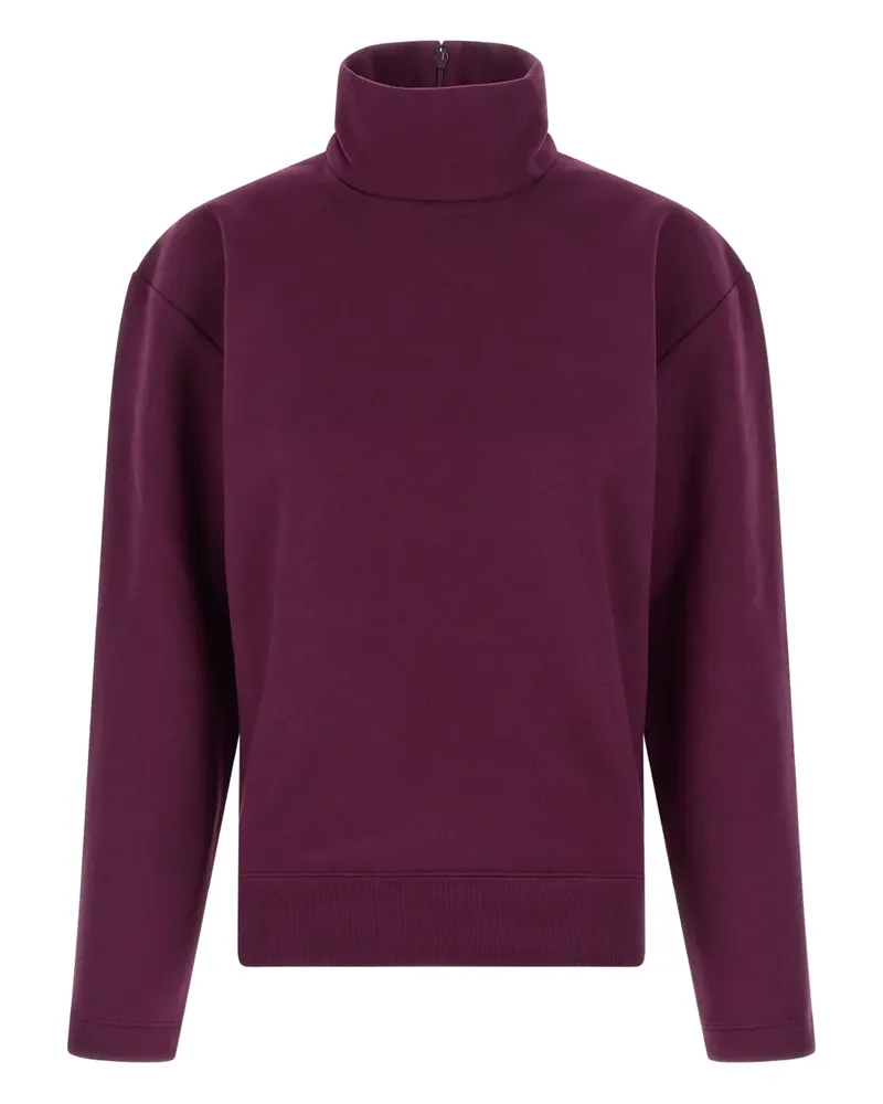 Saint Laurent Sweatshirt mit Mandarinkragen - Violett Violett