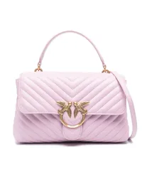 Pinko Gesteppte Love One Schultertasche Violett