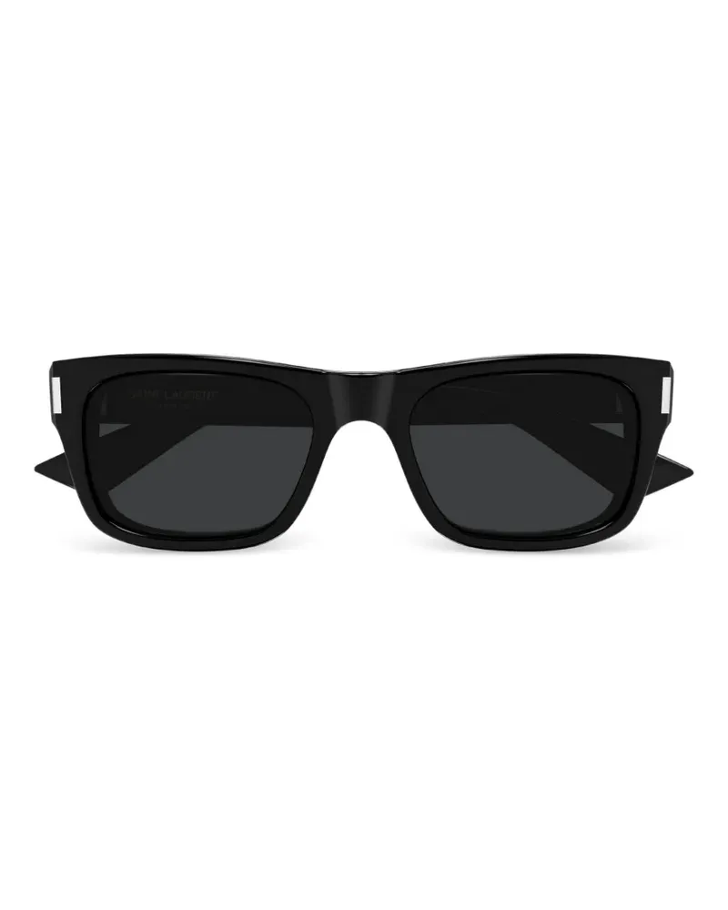 Saint Laurent rectangle-frame sunglasses - Schwarz Schwarz