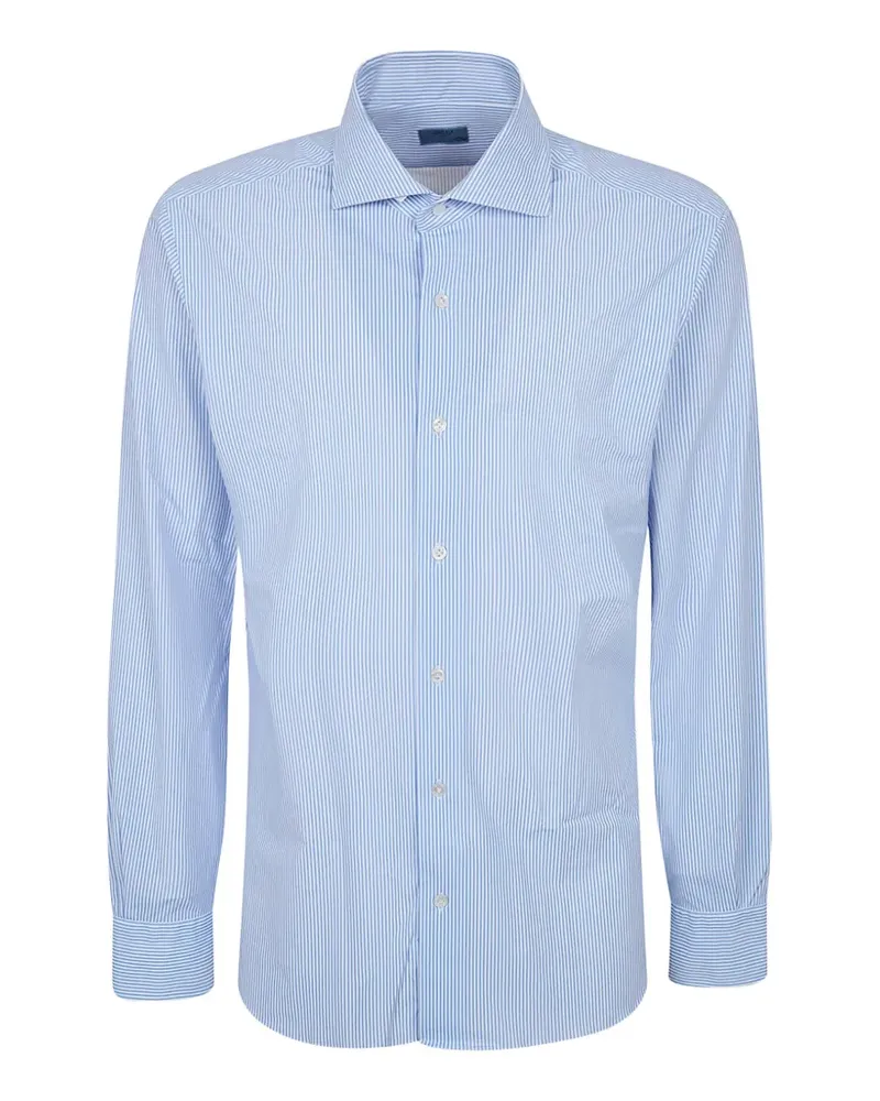 BARBA striped shirt - Blau Blau