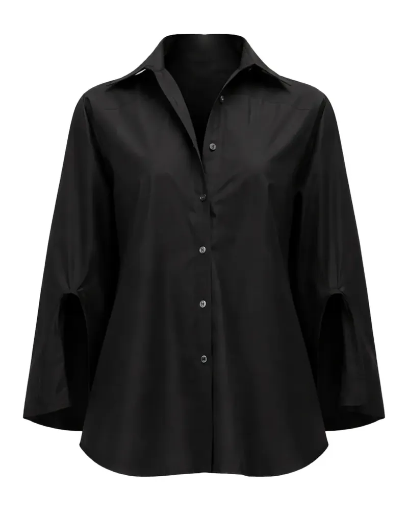 3.1 phillip lim cascade-sleeve shirt - Schwarz Schwarz