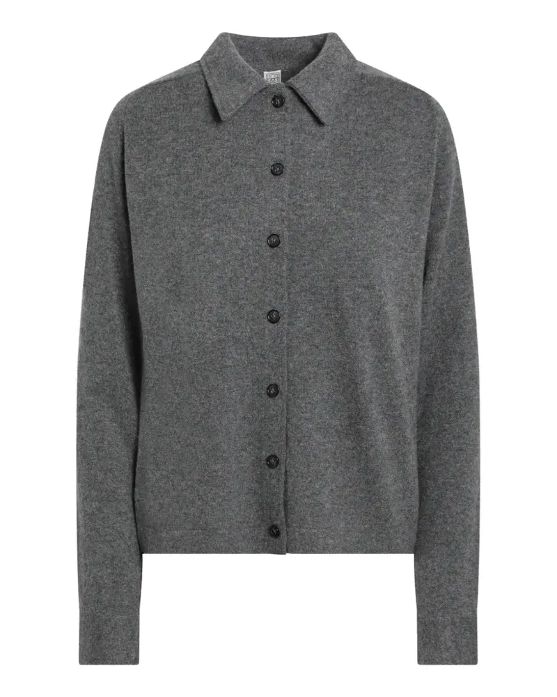 Totême Cardigan aus Kaschmir - Grau Grau