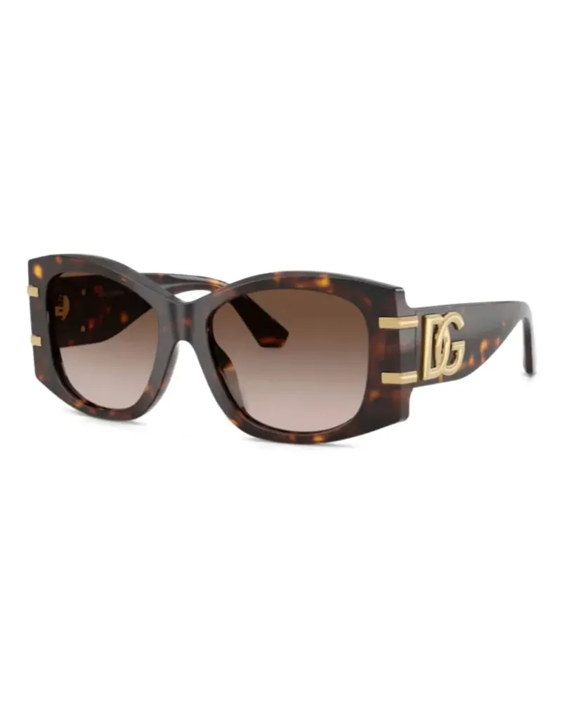 Dolce & Gabbana DG-logo sunglasses - Braun Braun