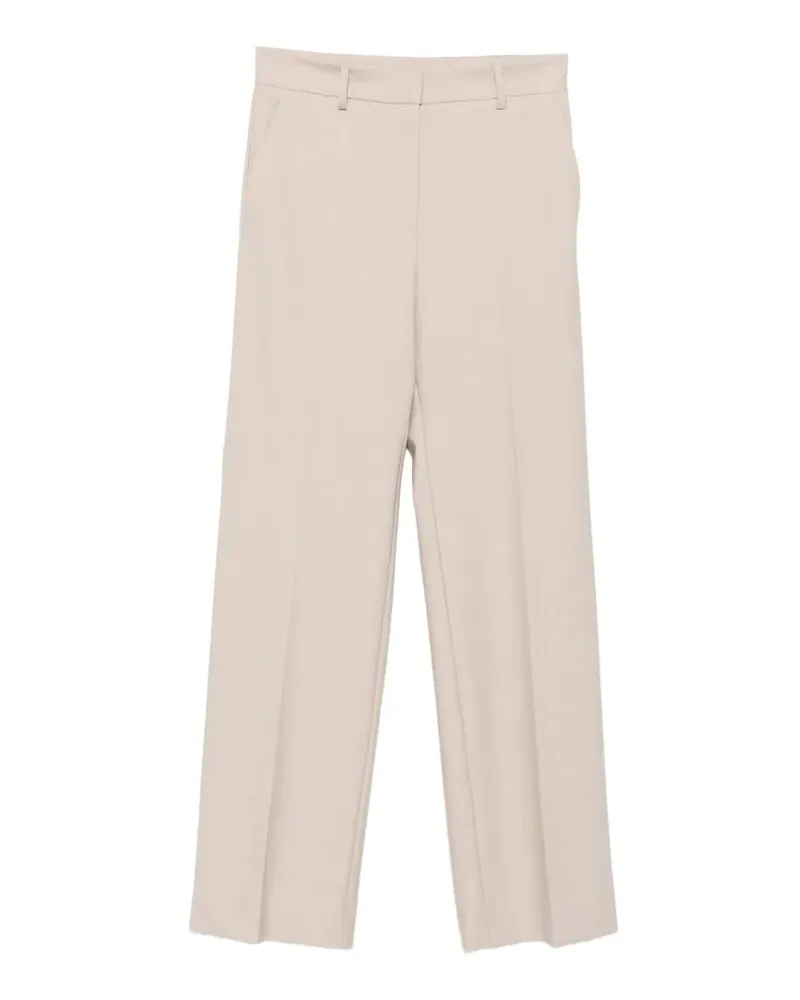 Antonelli Firenze Gerade Robinia Hose mit Bügelfalten - Nude Nude