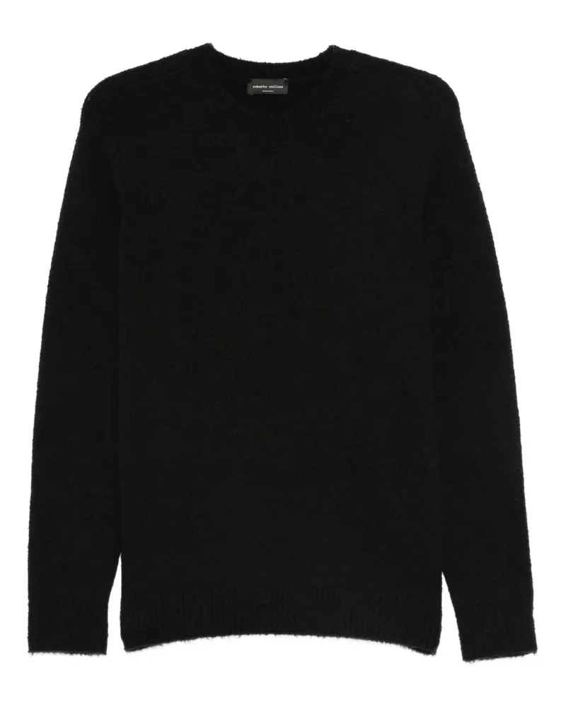 Roberto Collina Pullover mit rundem Ausschnitt - Schwarz Schwarz