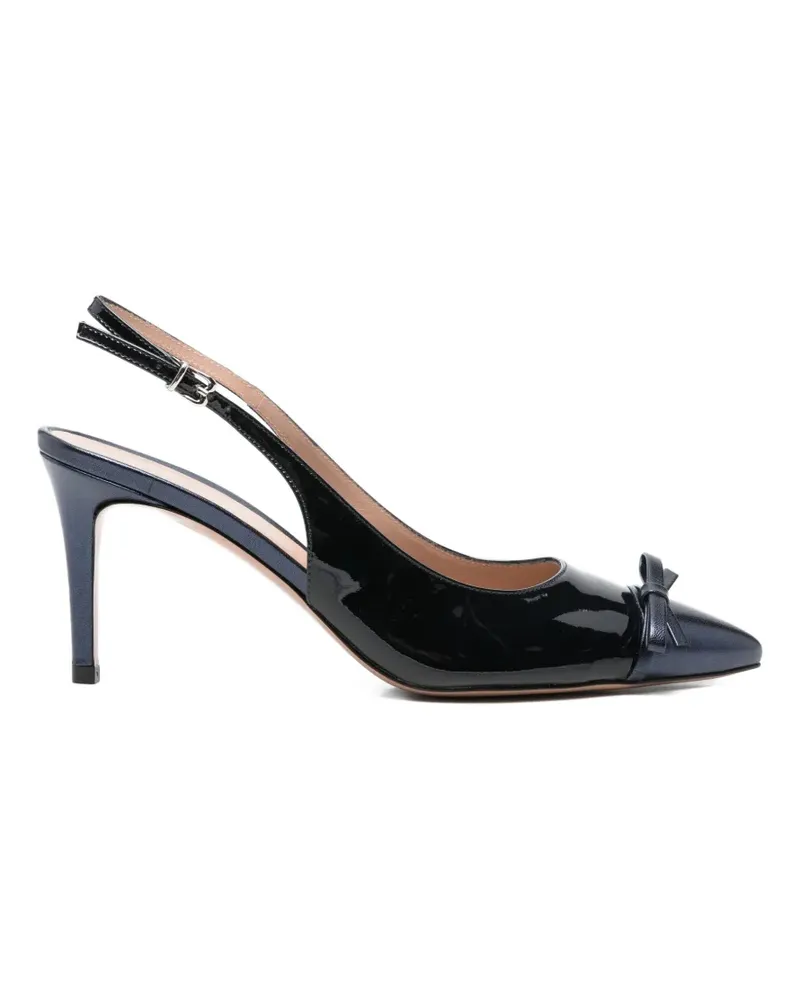 FESTA Milano Antonias bow-detail leather pumps - Blau Blau