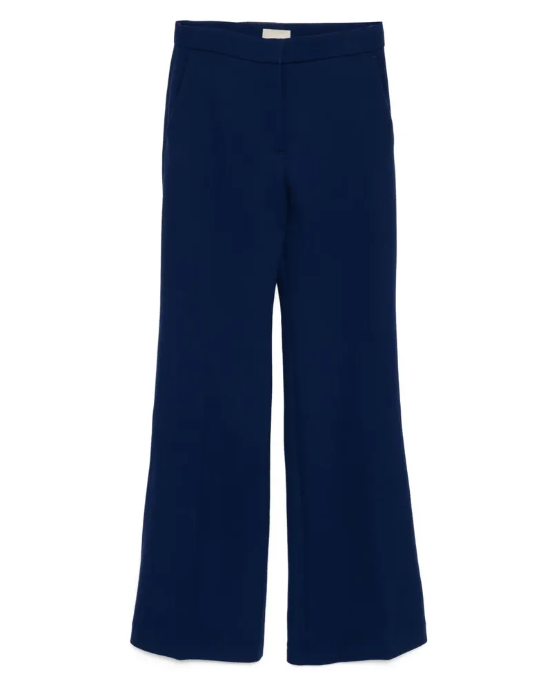 Elie Saab Ausgestellte Hose mit Schlitz - Blau Blau