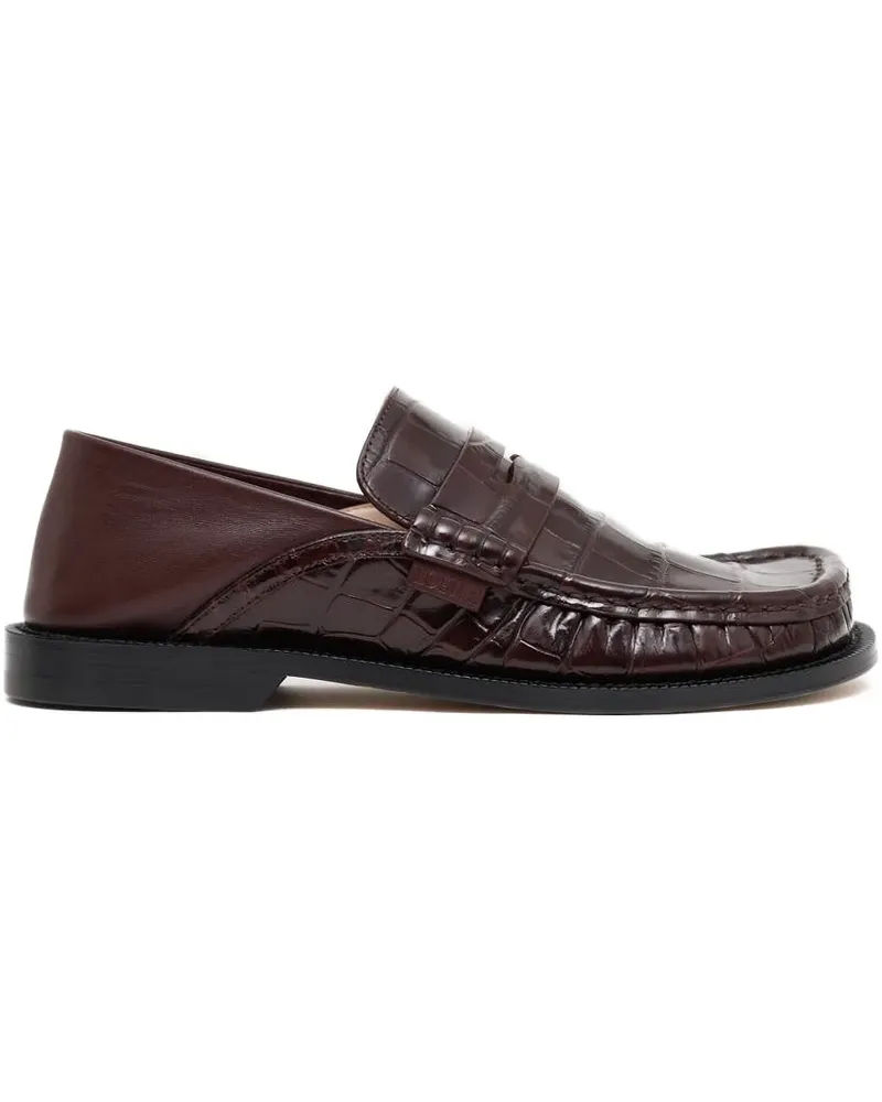 Loewe Loafer aus Leder - Rot Rot