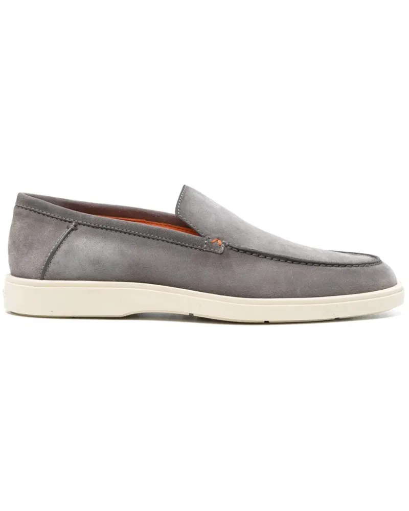 Santoni Wildleder-Loafer mit Farbverlauf-Effekt - Grau Grau