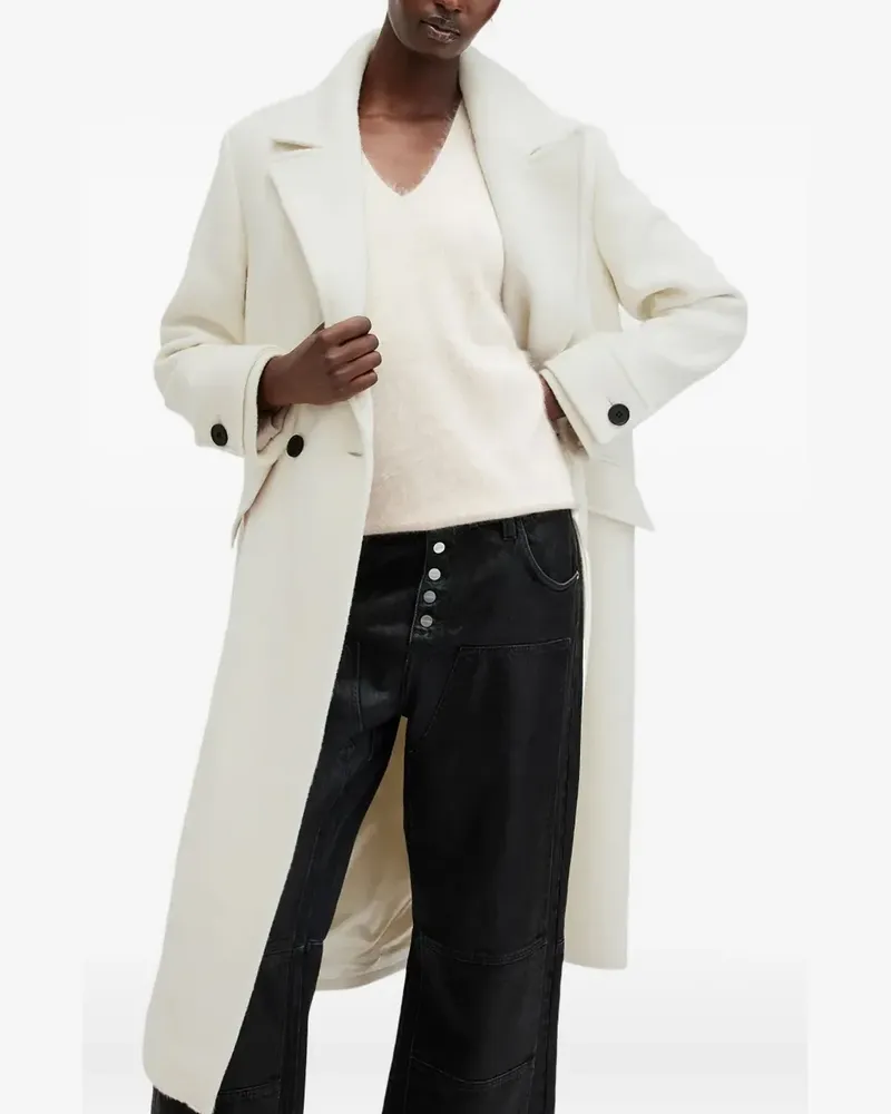 AllSaints Mabel coat - Weiß Weiß
