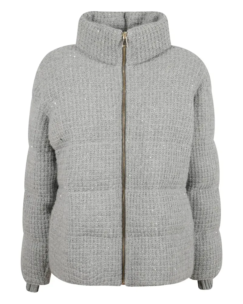 Fabiana Filippi sequin quilted jacket - Grau Grau