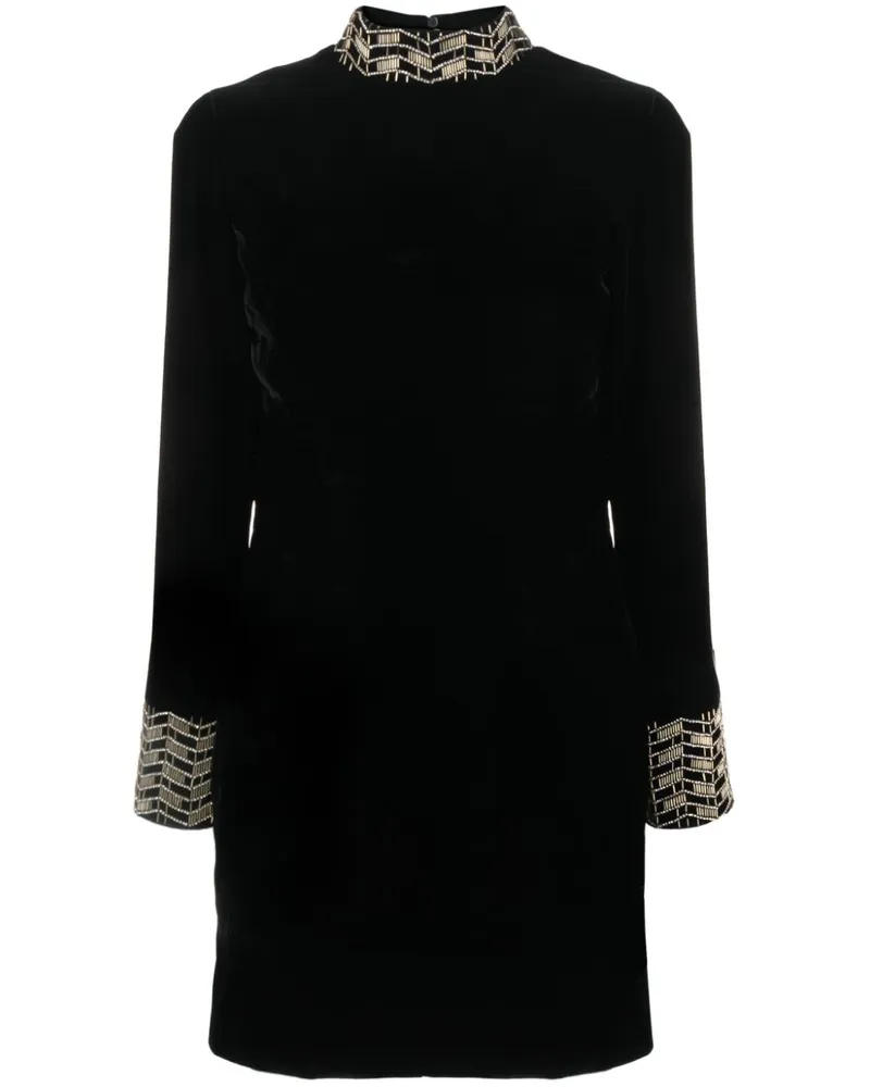 MVP Wardrobe Minikleid mit offenem Rücken - Schwarz Schwarz