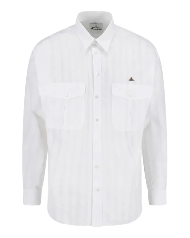 Vivienne Westwood Achilles stripe-pattern shirt - Weiß Weiß