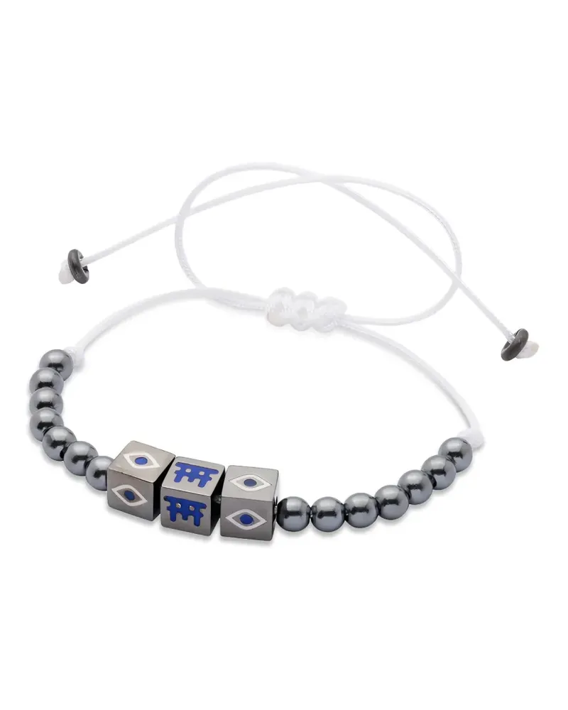 ANIL ARJANDAS silver dice bracelet - Silber Silber