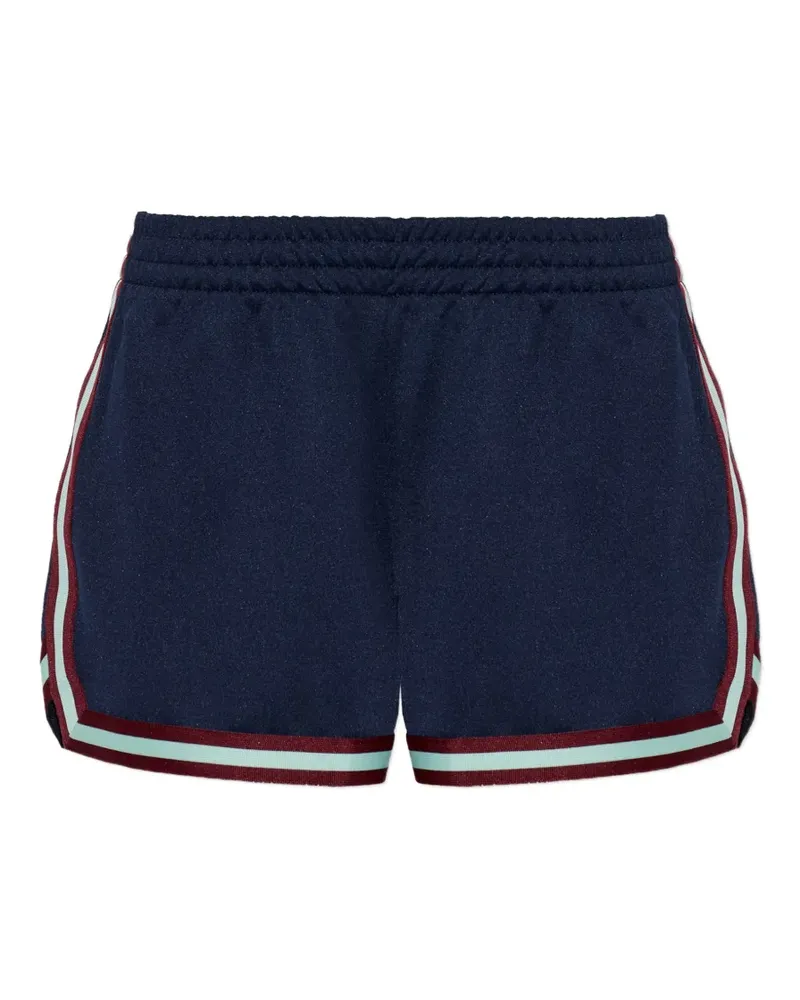 The Upside Cleopatra striped-trim shorts - Blau Blau