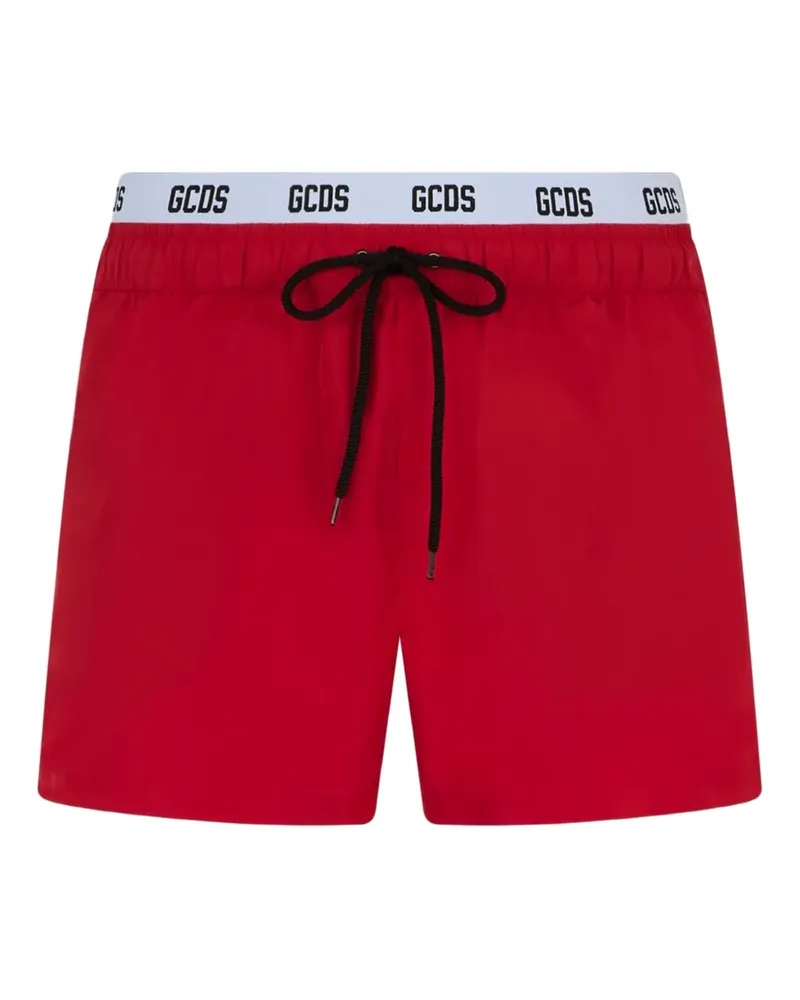 GCDS Essential Badeshorts - Rot Rot
