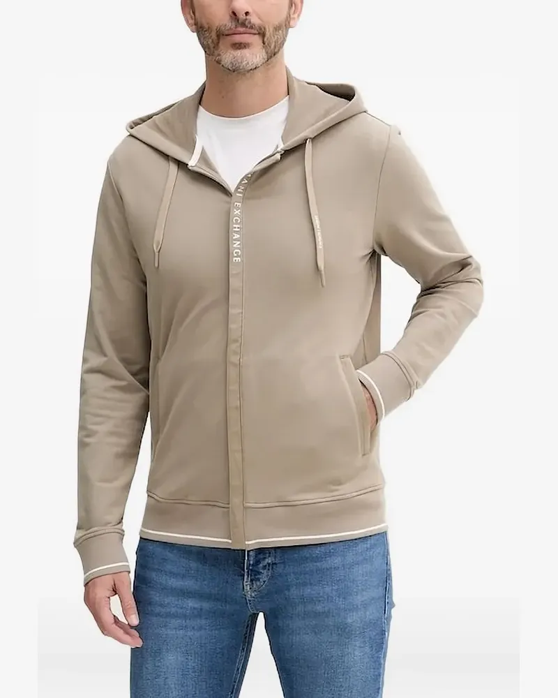 Armani Exchange Kapuzenjacke mit Logo - Nude Nude