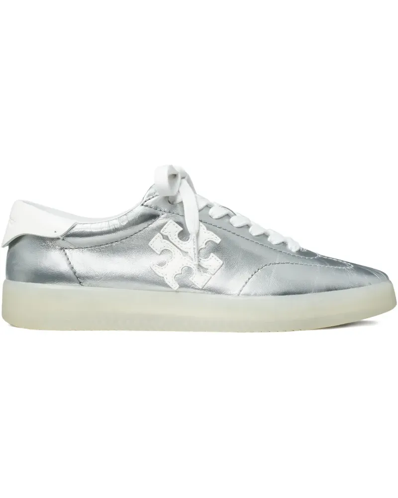 Tory Burch Phoenix Sneakers im Metallic-Look - Silber Silber