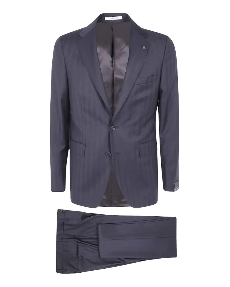 Tagliatore Einreihiger Bruce Anzug - Blau Blau