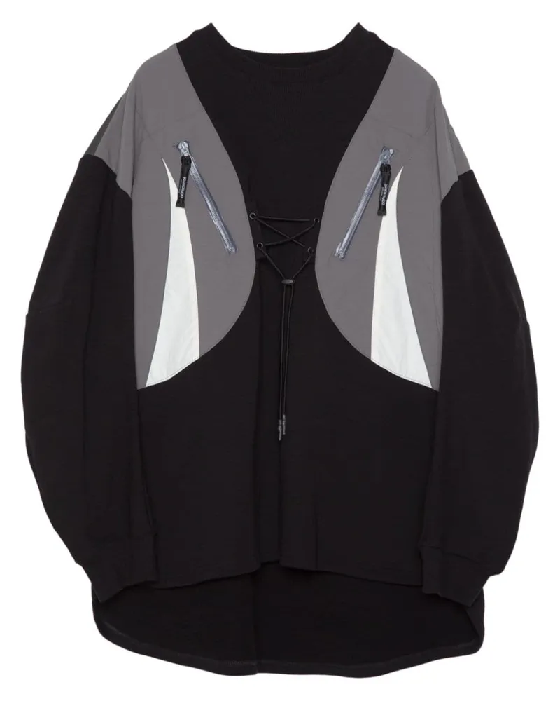 Yoshio Kubo Trail Sweatshirt mit rundem Ausschnitt - Schwarz Schwarz