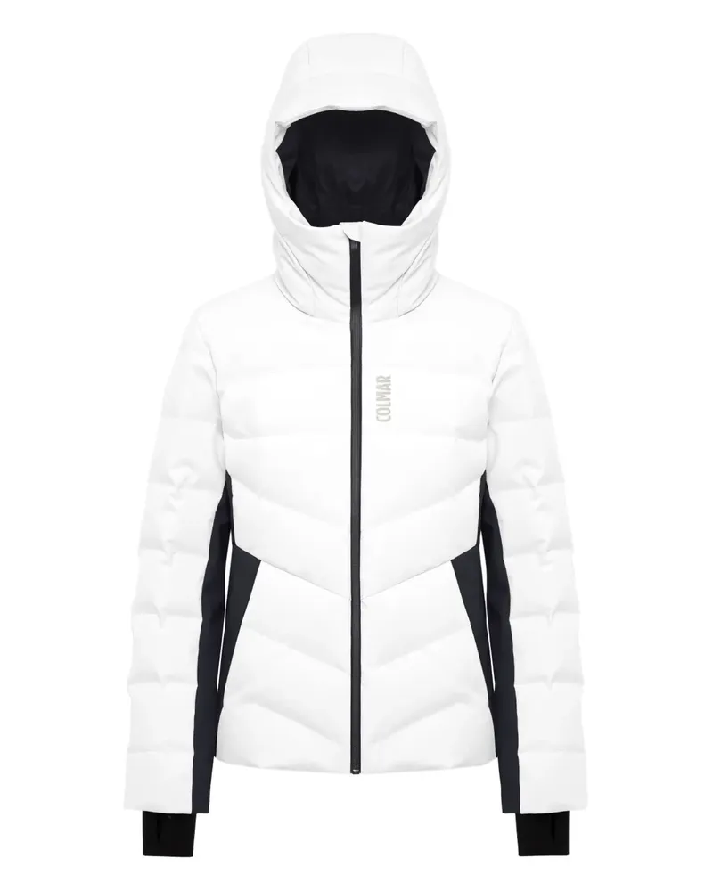 Colmar Ski-Kapuzenjacke mit Einsätzen - Weiß Weiß