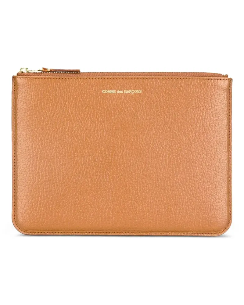 Comme des Garçons Klassische Clutch - Braun Braun