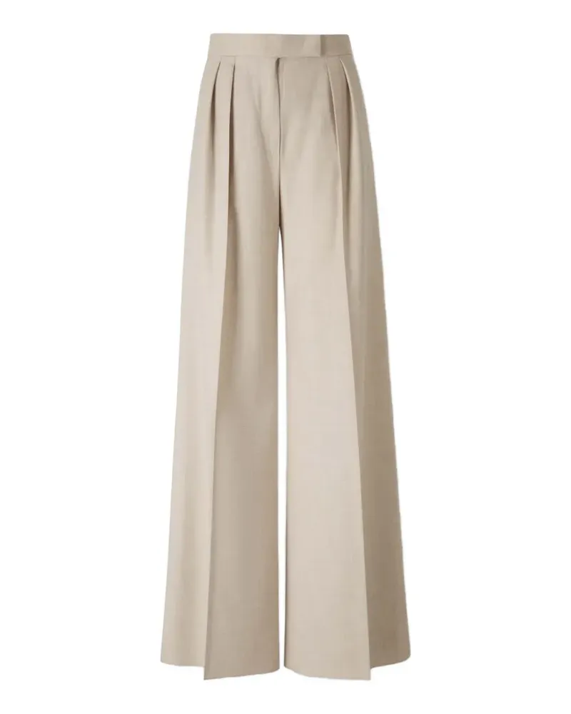 Max Mara Zulia Palazzohose mit Falten - Nude Nude