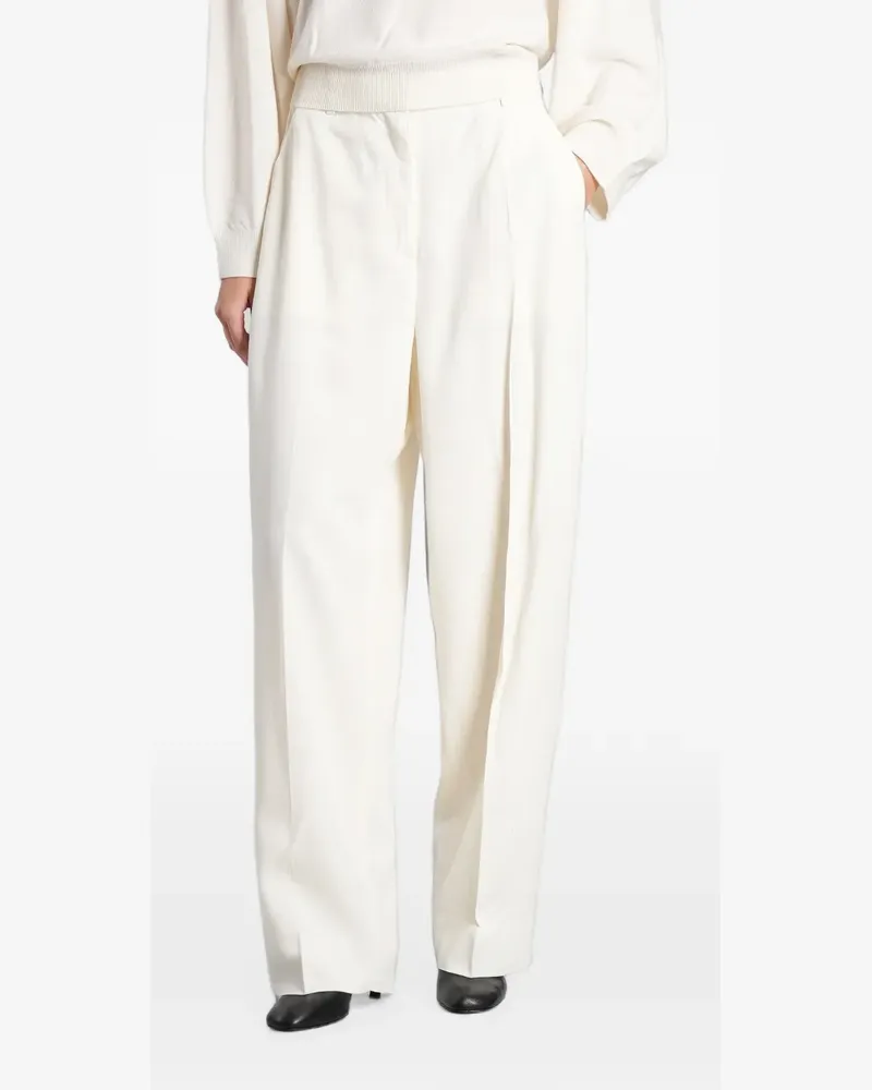 Totême high-waist trousers ecru - Nude Nude