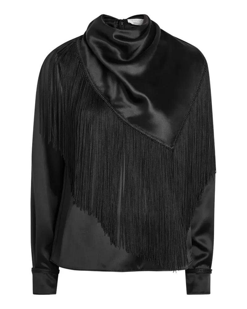 Gabriela Hearst Anderson fringe-detail top - Schwarz Schwarz
