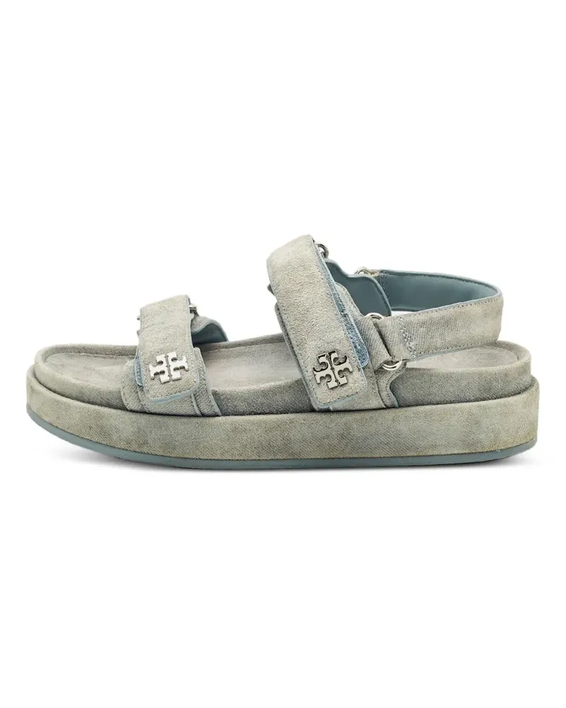Tory Burch Kira Sandalen mit Klettverschluss - Blau Blau