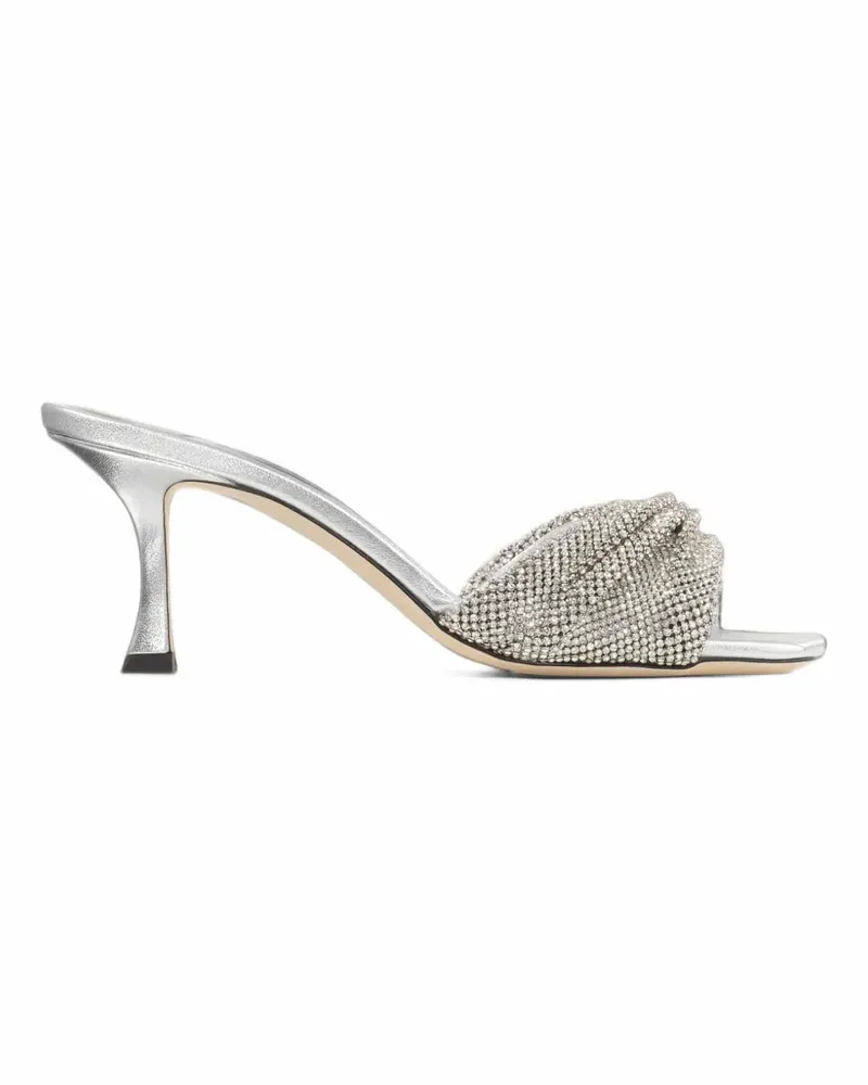 Jimmy Choo Skye Sandalen mit Kristallen - Silber Silber