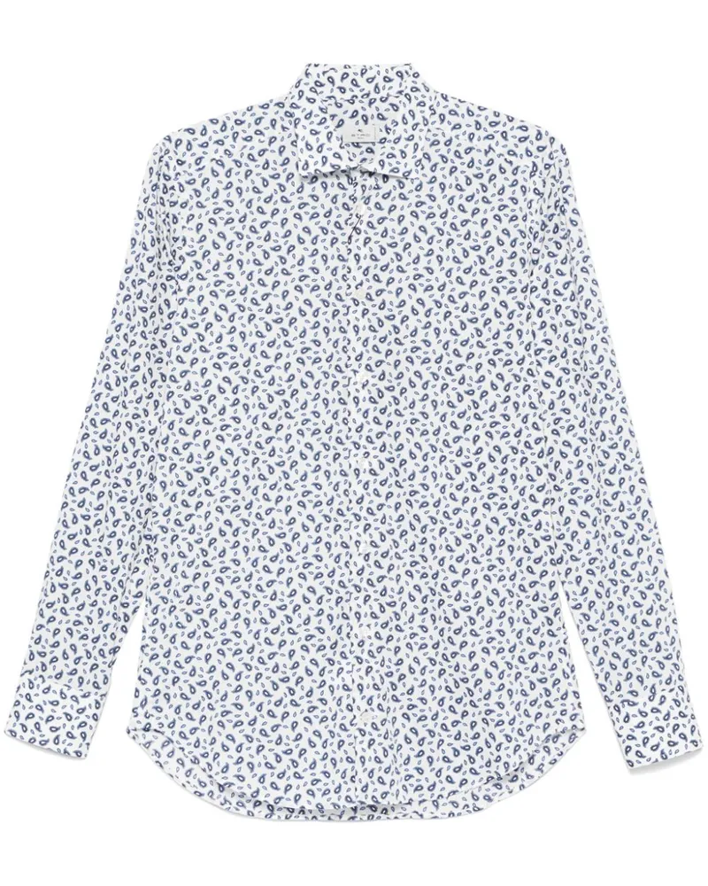 Etro Hemd mit Paisleymuster - Weiß Weiß