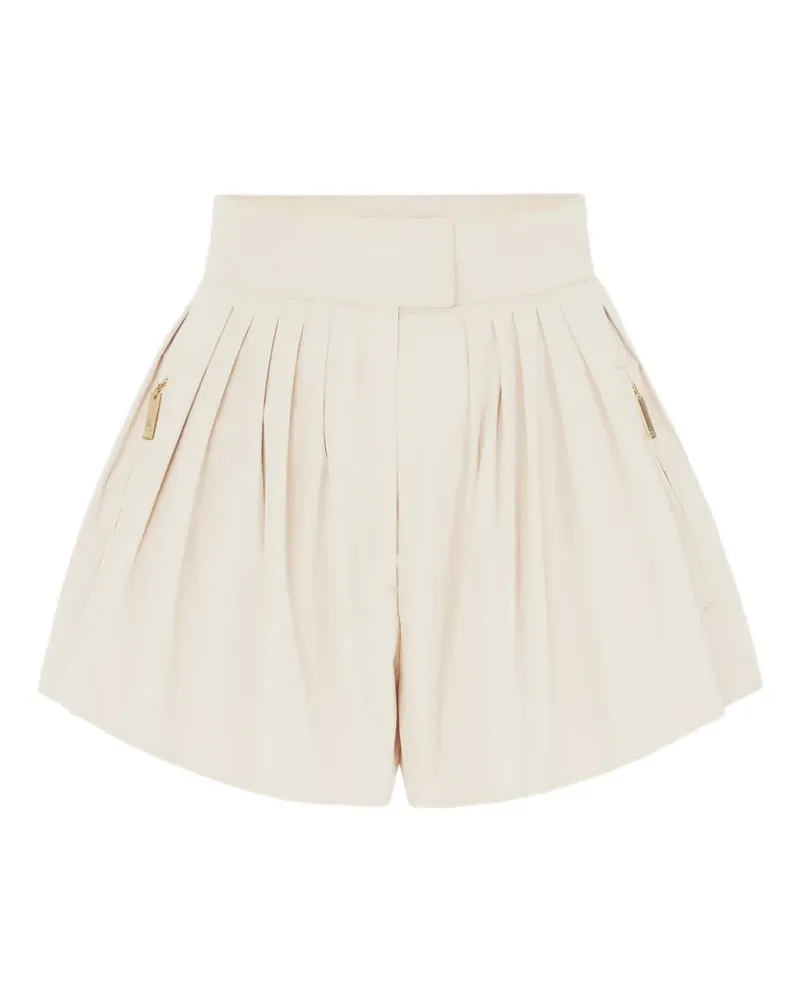 Elisabetta Franchi Shorts aus Taft-Voile - Nude Nude