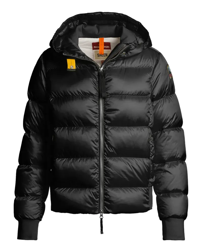 Parajumpers Gesteppte Mariah Kapuzenjacke - Schwarz Schwarz