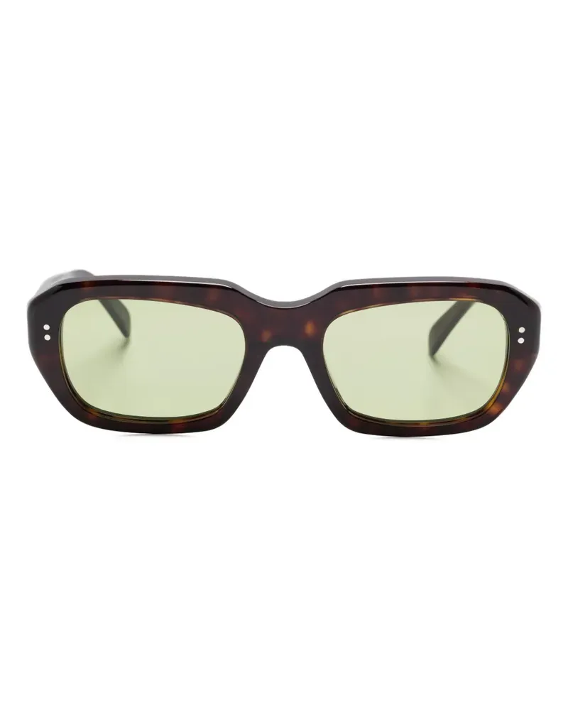 RETROSUPERFUTURE Miles Sonnenbrille mit eckigem Gestell - Braun Braun