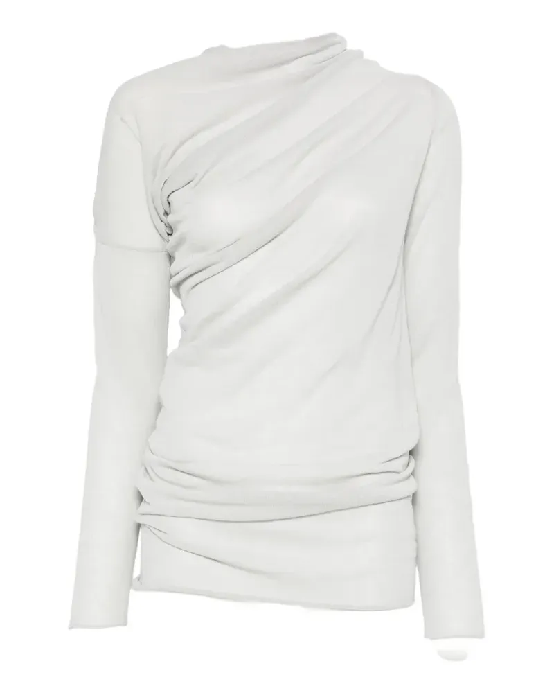 Paloma Wool Jojo ruched-effect long-sleeve top - Grau Grau