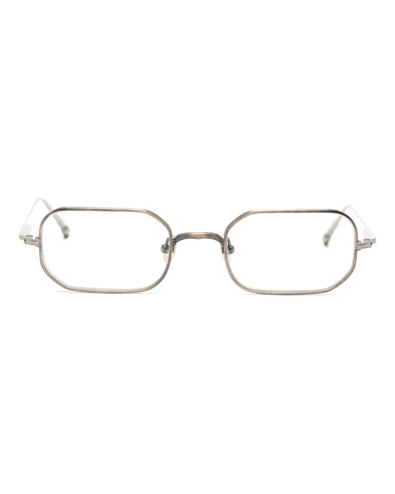 MATSUDA Brille mit geometrischem Gestell - Gold Gold