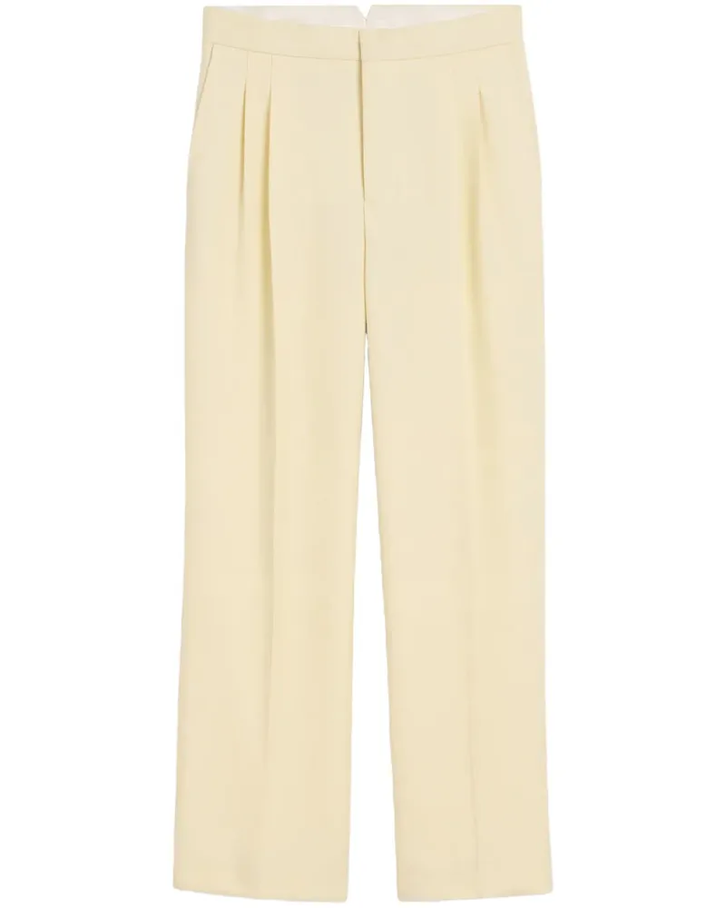 AMI Paris Hose mit weitem Bein - Nude Nude