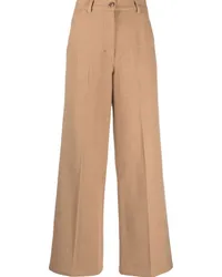 Kenzo Cropped-Hose mit weitem Bein Braun