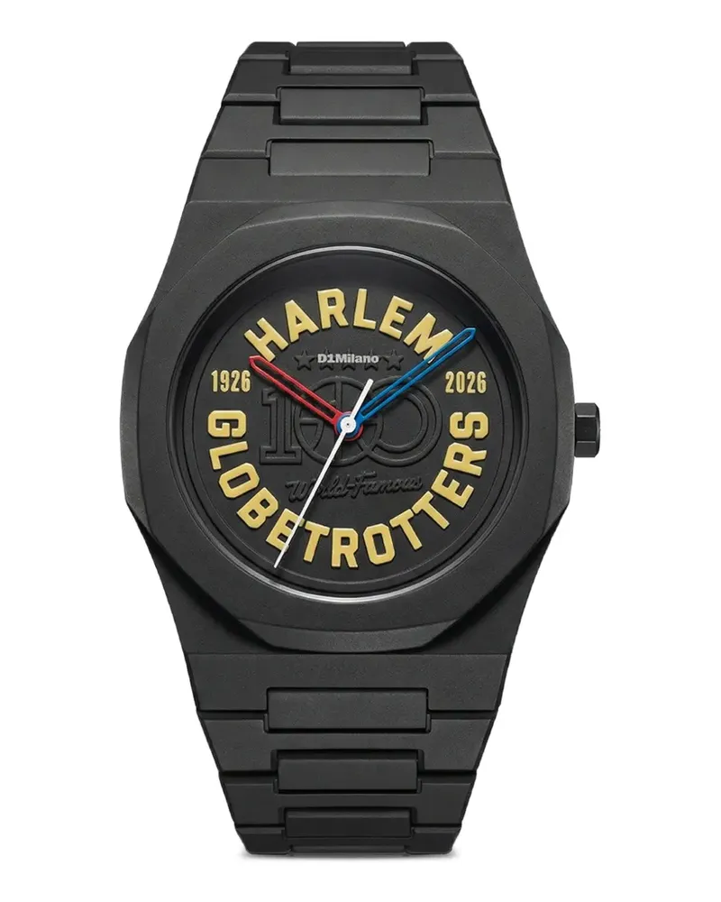 D1 Milano x Harlem Globetrotters 40.5mm watch - Schwarz Schwarz