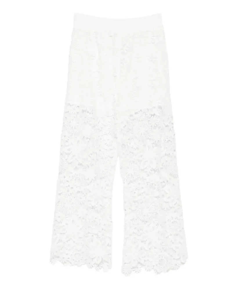 WAIMARI Demie Hose mit weitem Bein - Weiß Weiß